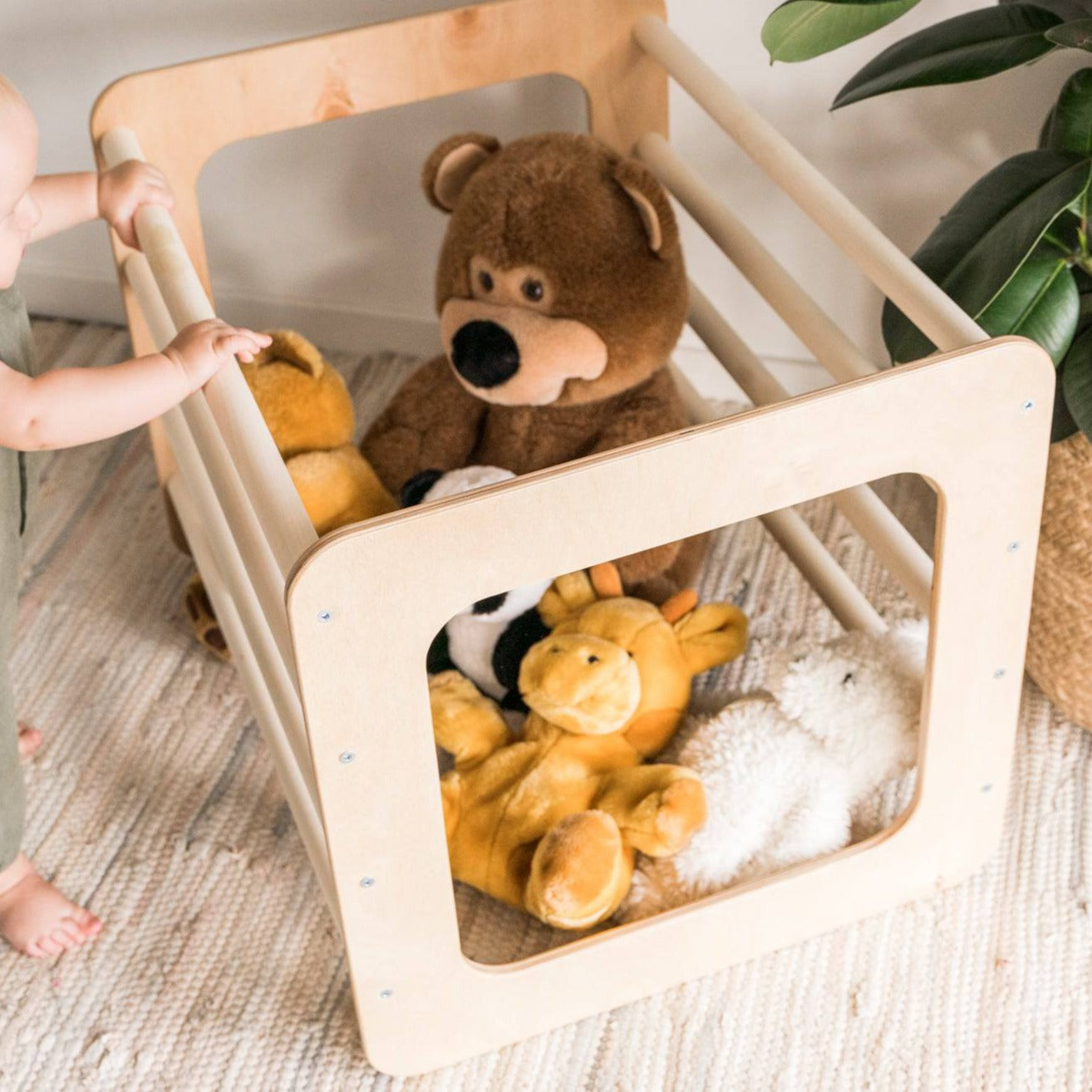 Toddler climbing bars frame (Square gym) - EWART WOODS